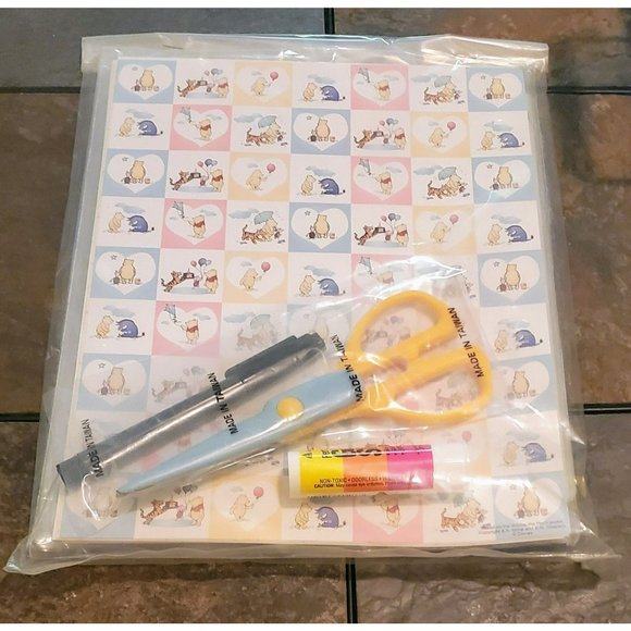 Vintage Winnie the Pooh Scrapbook with Stickers - Picture 3 of 3